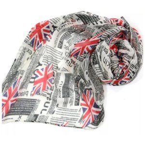 🧣 British Flag Scarf Wrap - Extra Large Size!